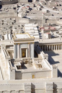 Modelové mesto chrámu v Jeruzaleme