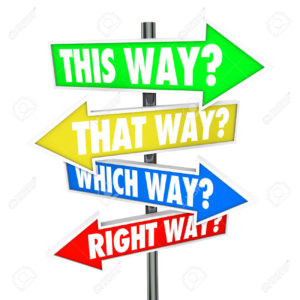 Welke kant wil je in het leven? Gods weg is het beste!