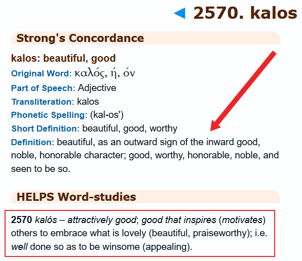 Definition of honest in Luke 8:15 - attractively good; good that inspires (motivates) others to embrace what is lovely (beautiful, praiseworthy); i.e. well done so as to be winsome (appealing).attractively good; good that inspires (motivates) others to embrace what is lovely (beautiful, praiseworthy); i.e. well done so as to be winsome (appealing).